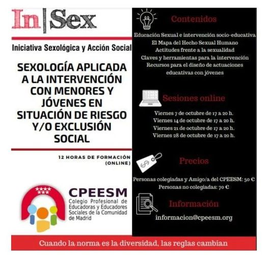Sexología aplicada a la intervención con menores