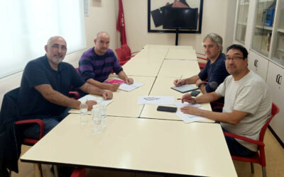 Reunión con UGT y CCOO