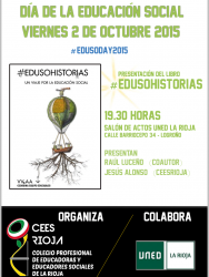 Celebración del Día de la Educación Social, 2 de Octubre de 2015. #Edusohistorias
